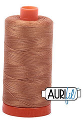 Aurifil Mako 50wt Cotton 1300 m 1422 yd. spool - 2335 Light Cinnamon
